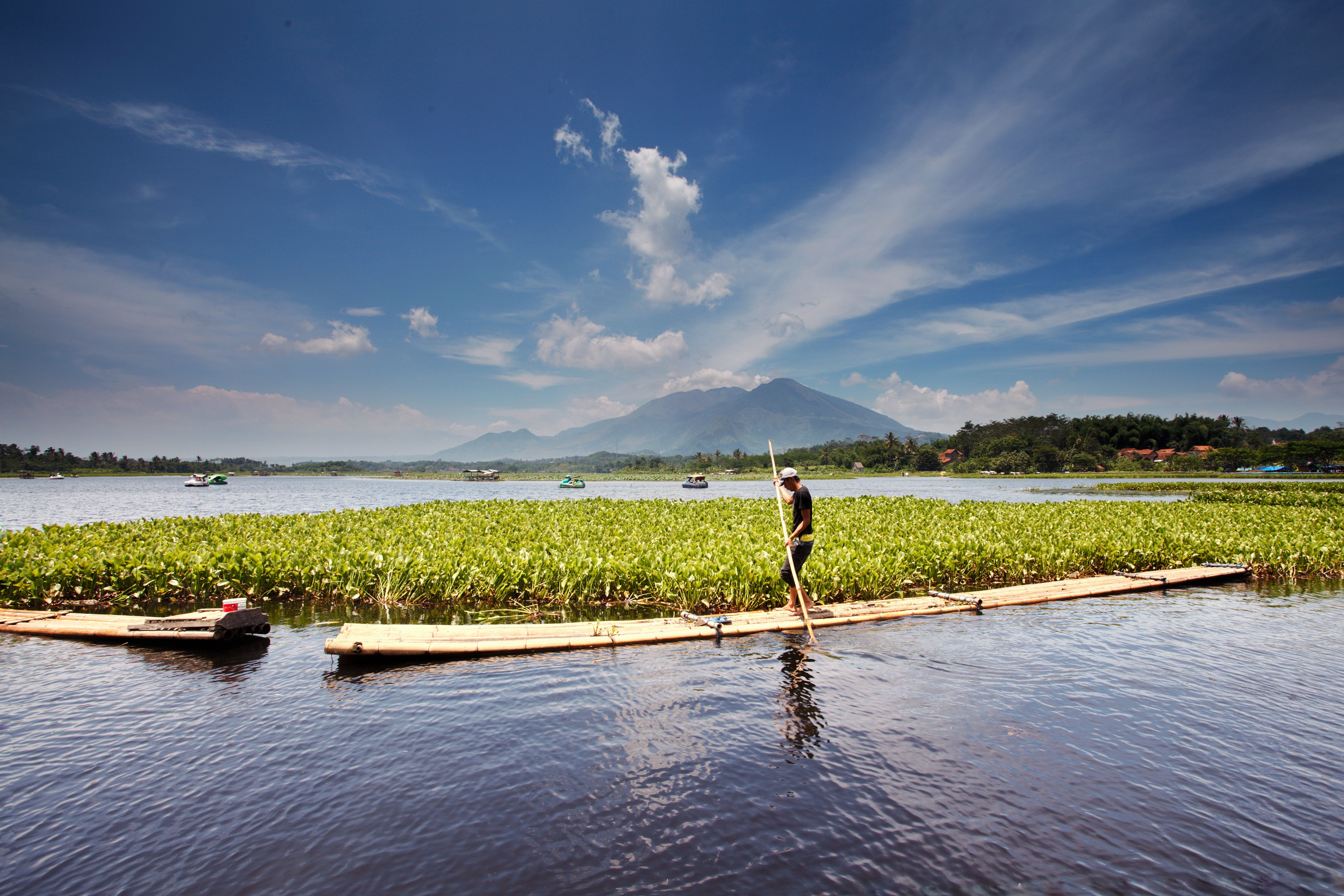 Loktak floating lake in Manipur