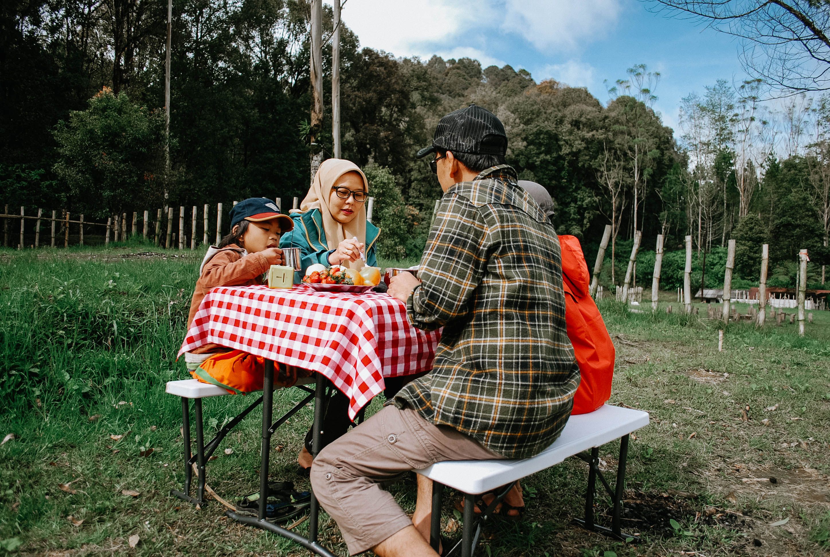 Family picnic in Northeast India