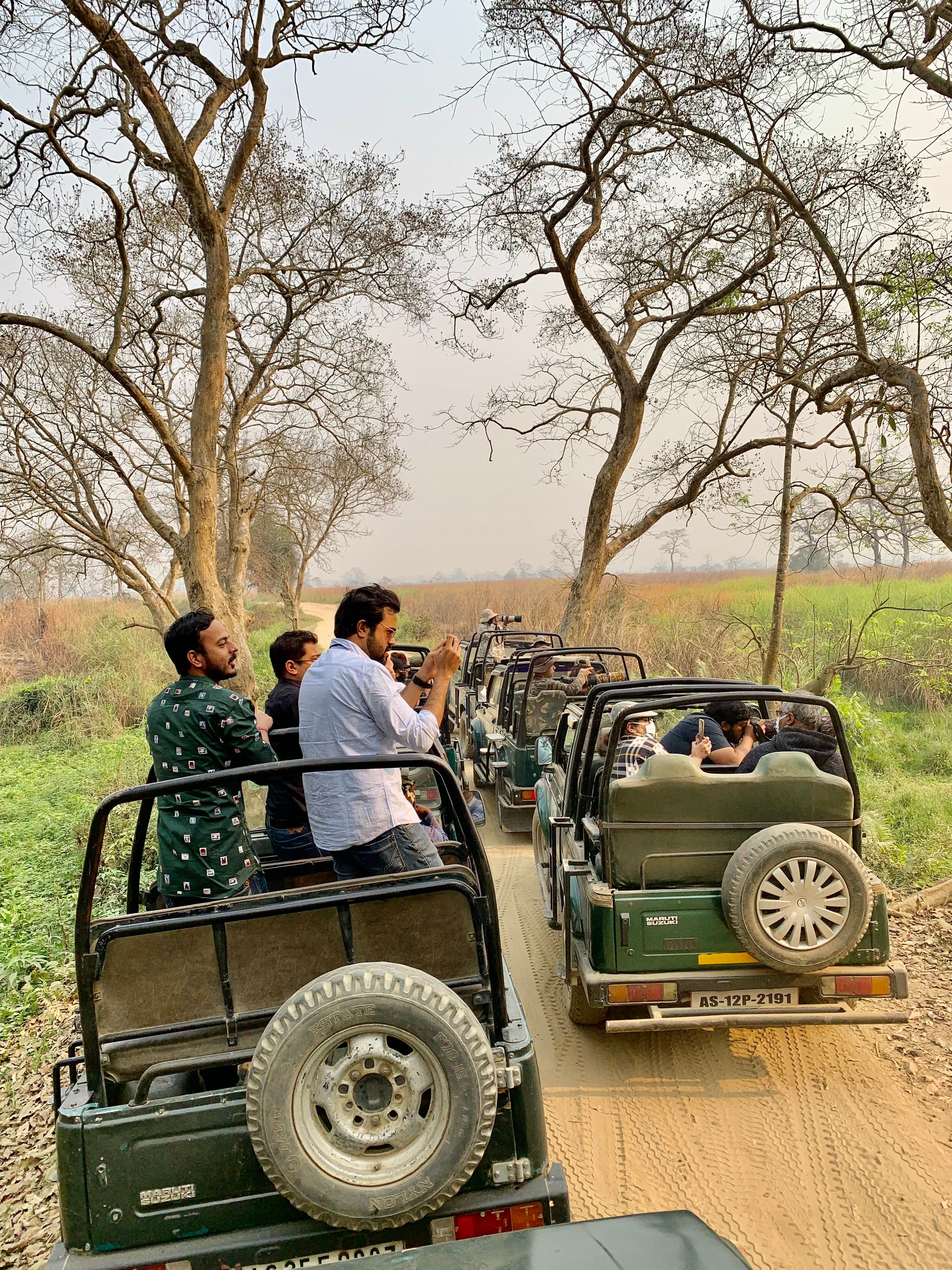 Jeep safari in Northeast India
